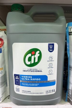 CIF VIDRIO INSTITUCIONAL ULTRA RAPIDO 5L