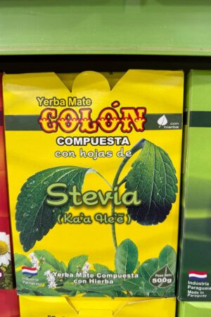 YERBA MATE COLON COMPUESTA CON STEVIA 500 GR