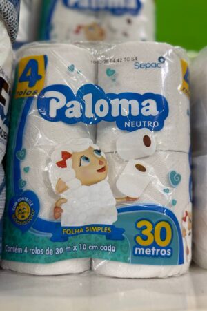 PAPEL HIENICO PALOMA POR 4