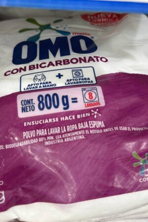 JABON EN POLVO OMO CON BICARBONATO 800GR