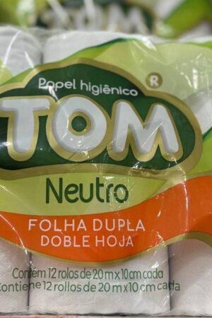PAPEL HIGIENICO TOM 12 ROLLOS