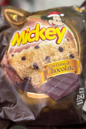 PAN DULCE MICKEY CON CHOCOLATE 160GR