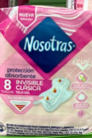 NOSOTRAS INVISIBLE CLASICA TELA GEL