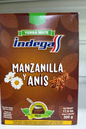 YERBA MATE INDEGA MANZANILLA Y ANIS
