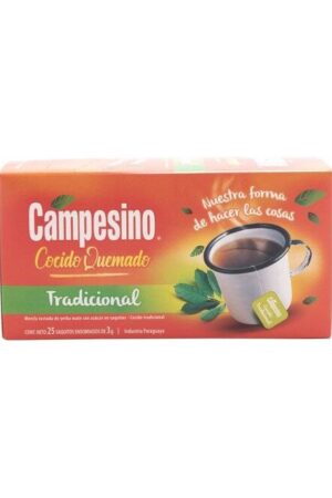 Cocido Quemado Tradicional 25 Saquitos Ensobrados de 3g