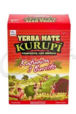 Yerba Mate Kurupi Katuaba y Burrito 500g
