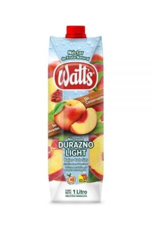 Jugo Watts Light Durazno 1Litro