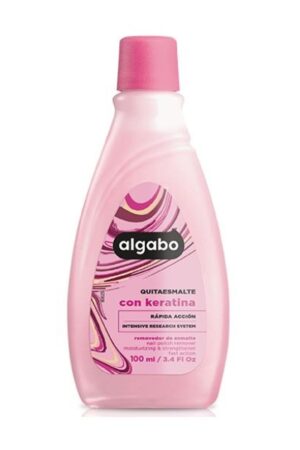 Quita Esmalte Con Keratina 100ml Algabo