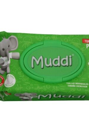 Toallitas Humedas Muddi 100 Unidades