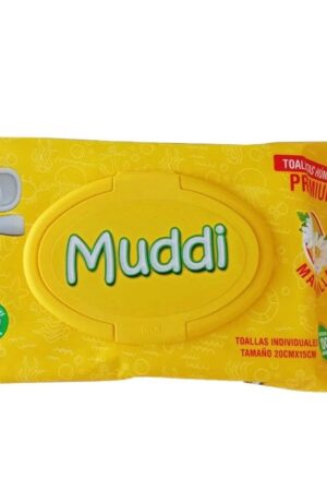 Toallitas Humedas Muddi Manzanilla 100 Unidades