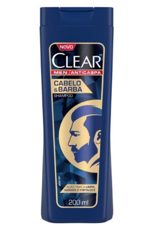 Clear Men Cabello y Barba Shampoo 200ml
