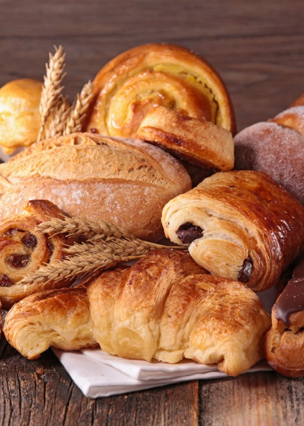 assorted pastry and bread